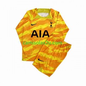 Camisolas de futebol Tottenham Hotspur Guarda Redes Criança Equipamento Alternativa 2023/24 Manga Comprida
